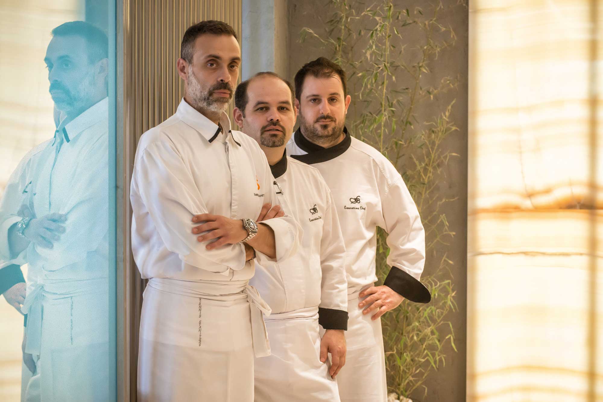 Chef Yannis Stanitsas and team.