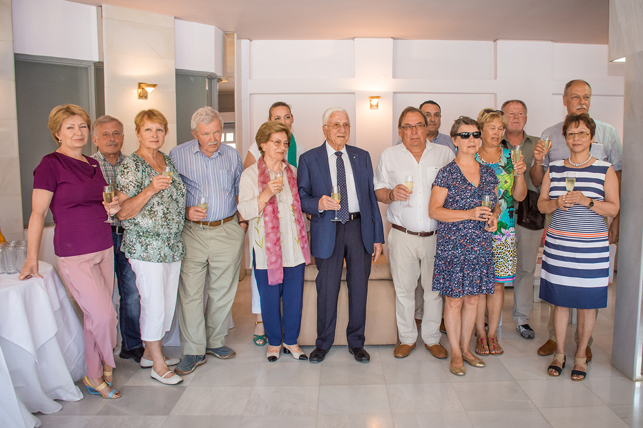 Group of Russian Diplomats Revisiting Fodele Beach for the 25th Year