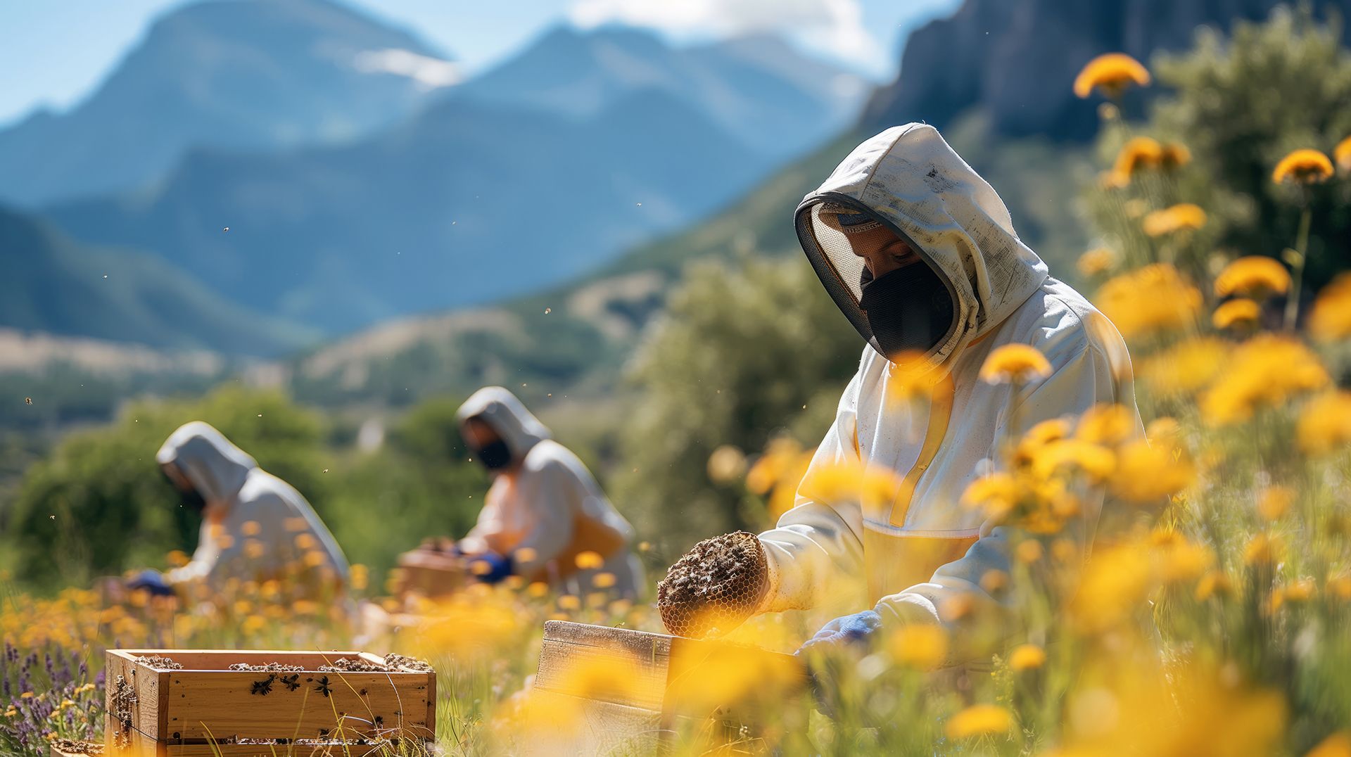 🌼 World Bee Day – A Sweet Reminder from Fodele Beach